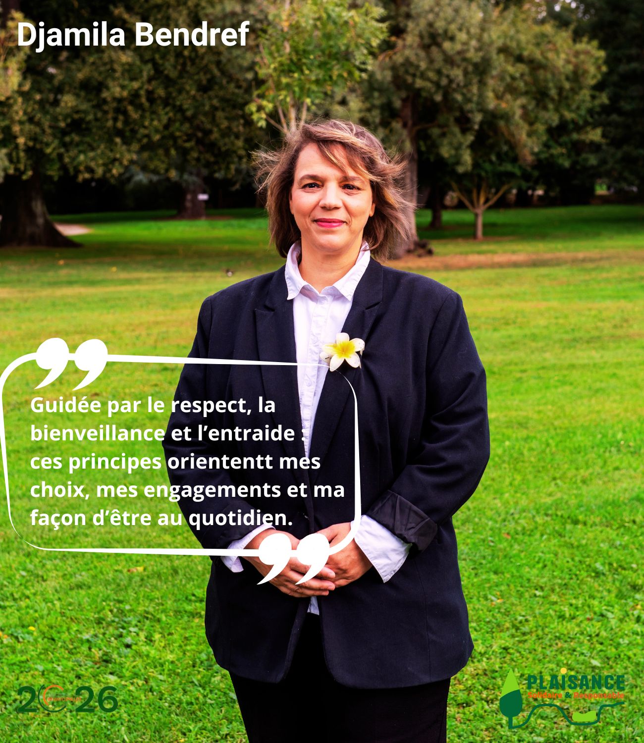 Portrait de candidat : Djamila Bendref